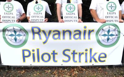 Ierse piloten Ryanair staken ook deze week