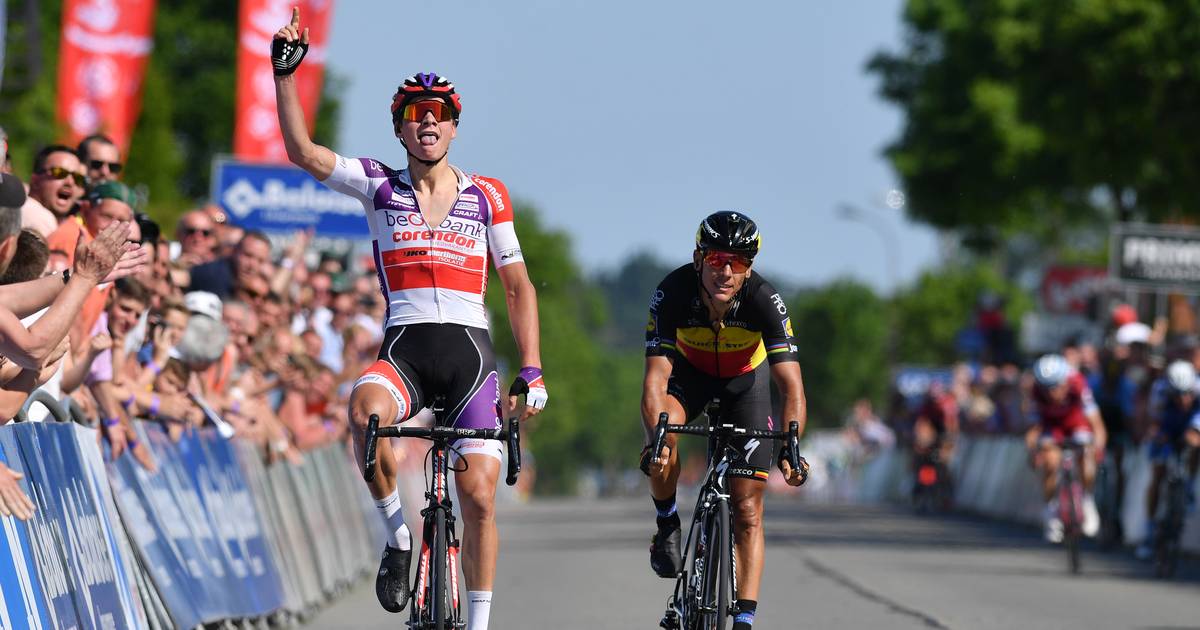 Mathieu van der Poel sprint sneller dan Gilbert en Van ...