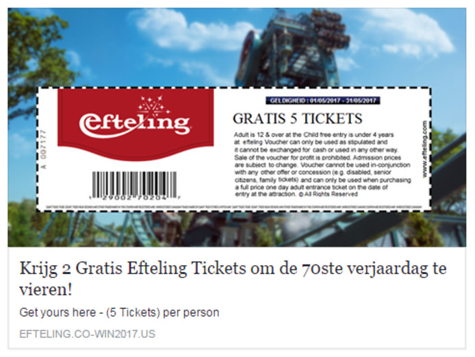 Efteling, KLM en Walibi balen van