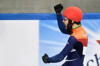 Oppermachtige Knegt Europees kampioen shorttrack