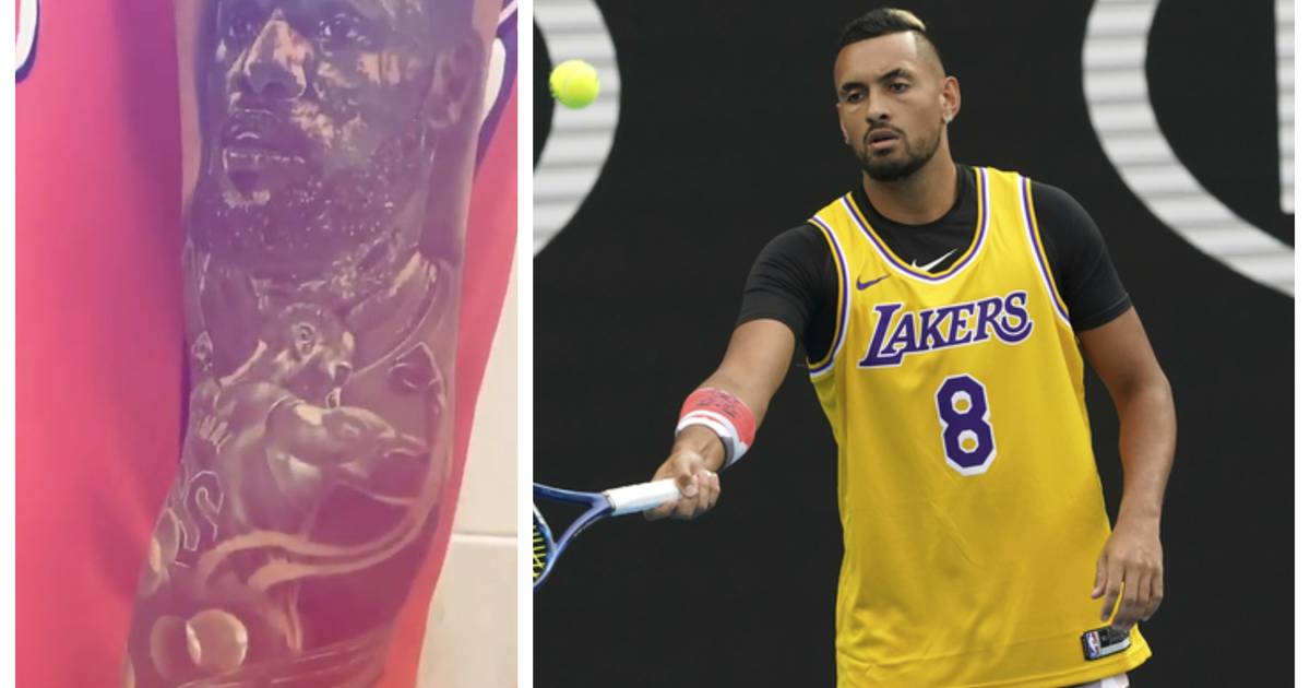 Nick Kyrgios vereeuwigt Kobe Bryant en LeBron James met ...