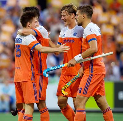 Hockeyers na grote zege toch groepswinnaar