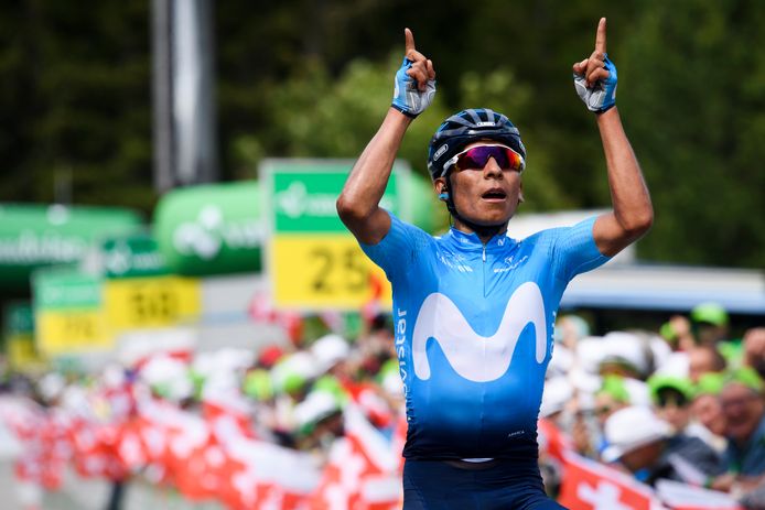 Quintana grijpt ritwinst na solo Ronde van Zwitserland ...