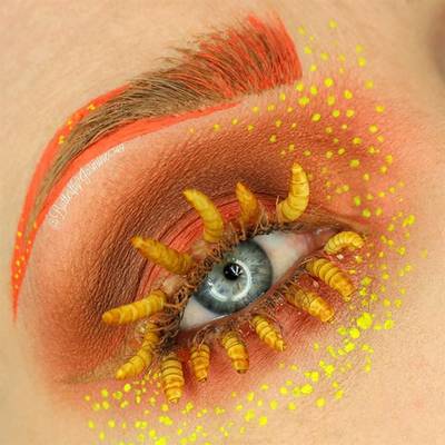 Make-upartieste gebruikt dode maden als aanvulling op mascara