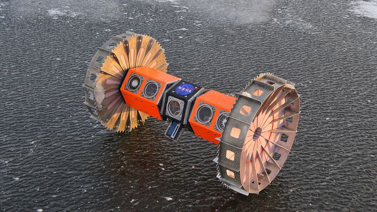 De Buoyant Rover for Under-Ice Exploration - kortweg Bruie - van het Amerikaanse ruimtevaartagentschap NASA.