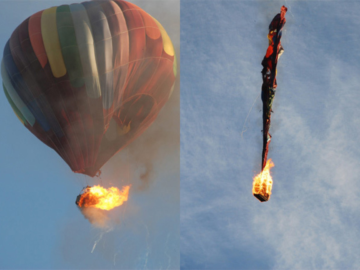 Воздушный шар пламя