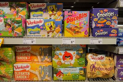 'SpongeBob kan beter bananen promoten dan snoepgoed'