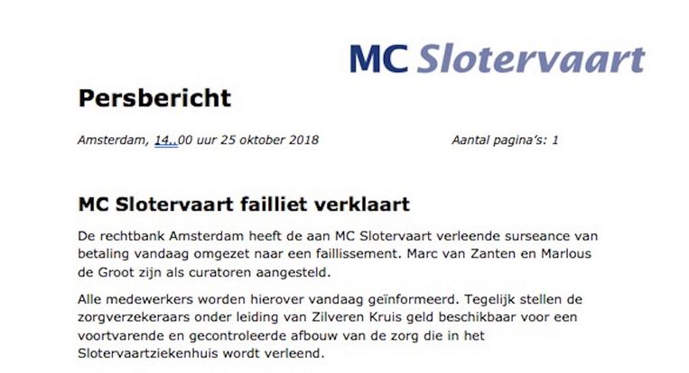 null Beeld Persbericht MC Slotervaart