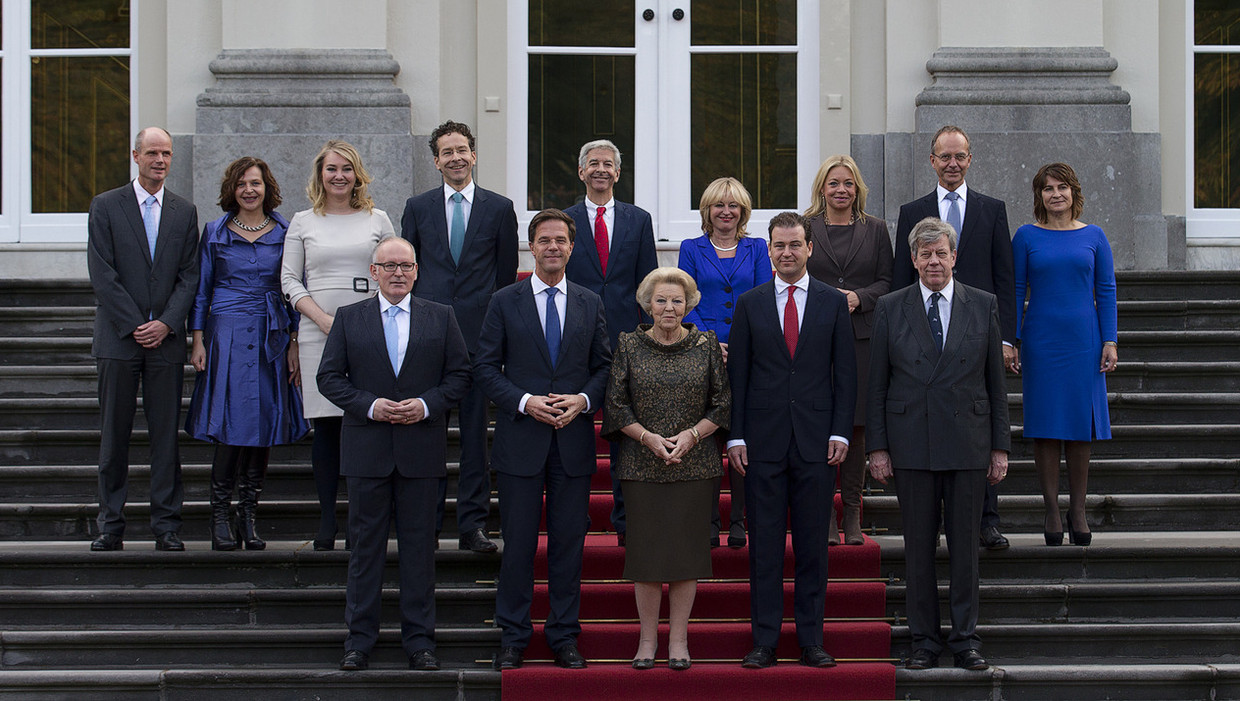 Zo gaan de ministers van Rutte II de geschiedenis in De Volkskrant