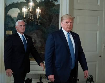 Trump: Mike Pence ook volgend jaar ‘running mate’