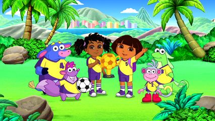 1. Dora's Grote Voetbalwedstrijd