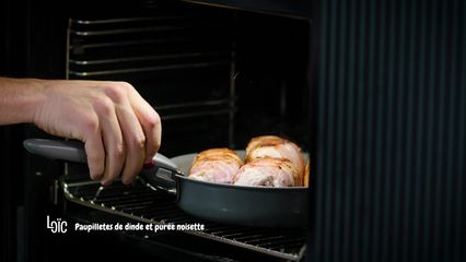 83. Paupilletes de dinde et purée noisette