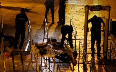 Israël verwijdert omstreden metaaldetectoren Tempelberg