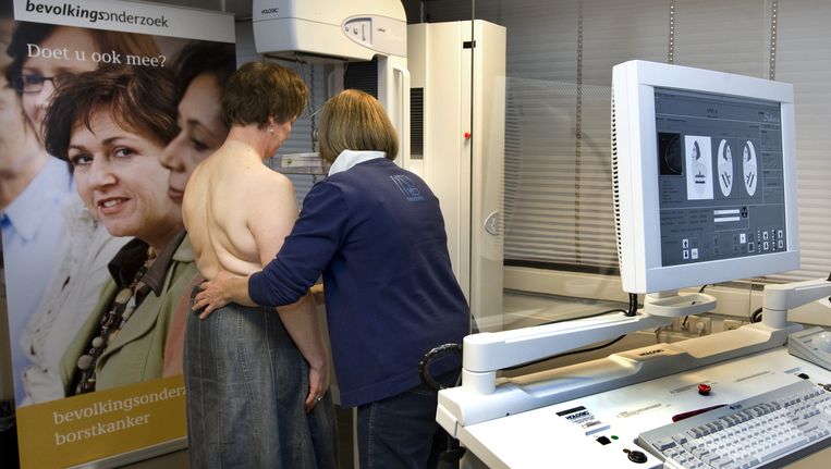 Pletten hoeft niet meer bij borstkankeronderzoek - Trouw
