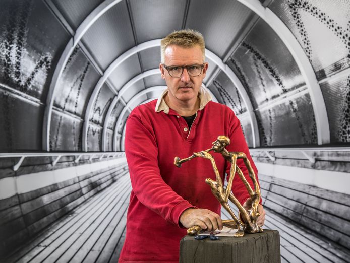 Ronald Westerhuis in zijn RAWSpace in 2017. Hij geeft Daniel Libeskind de vrije hand om een nieuw atelier te ontwerpen.