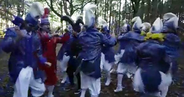 Geen raad van elf maar raad van smurfen op Den Haaykaant