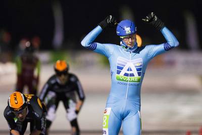 Schouten snelste in eerste marathon op natuurijs