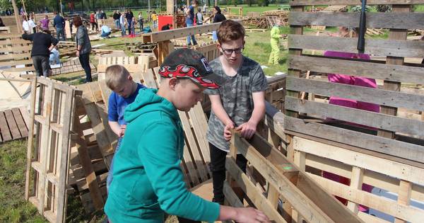 Houtdorp Haarlo-West verdubbelt in een dag