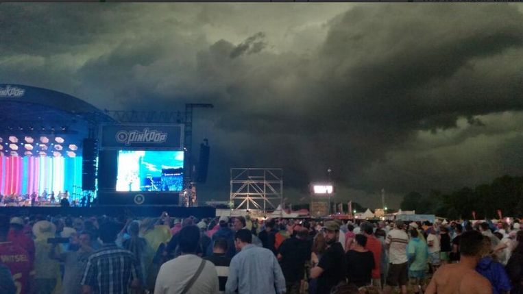 Geen Gewonden Bij Noodweer Boven Pinkpopterrein Het Parool