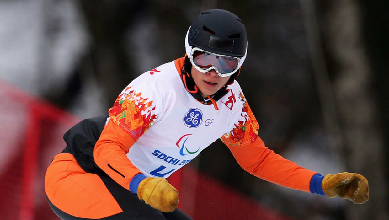 Bibian Mentel pakt goud in Sotsji op snowboardcross | Het Parool