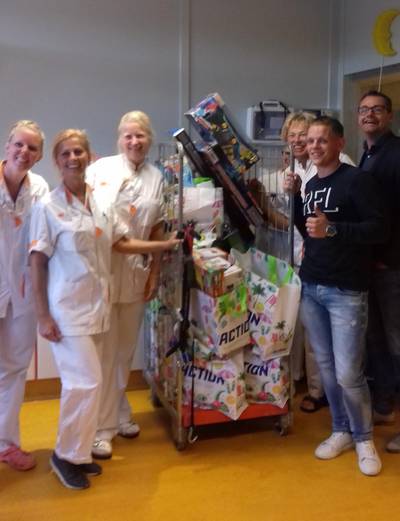 Joris mag 90 seconden gratis shoppen en geeft alles cadeau aan zieke kids