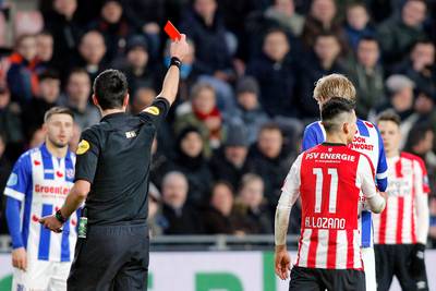 Poll: Rood of niet voor de ellebogen van Lozano en Huntelaar?