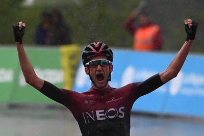 Sous l’orage, Wout Poels gagne la 7e étape du Criterium du Dauphiné