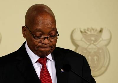 Zuid-Afrikaanse president Jacob Zuma stapt per direct op
