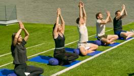 Yoga-activiteit stelt het geduld op de proef