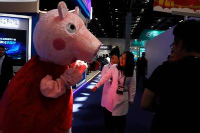 Peppa Pig is te gangster voor China