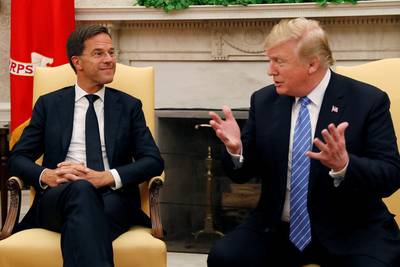 Rutte bezoekt Trump volgende week voor tweede keer