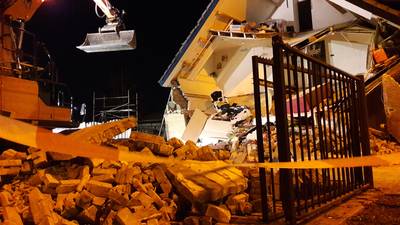 Huis stort deels in na rioleringswerkzaamheden