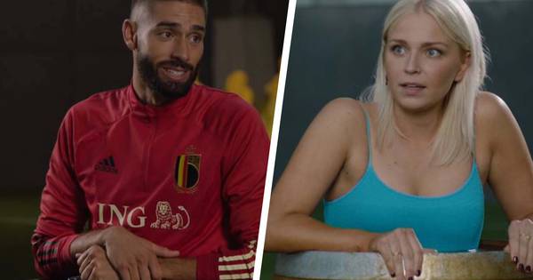 Yannick Carrasco neemt ijsbad met Julie Van den Steen en ...