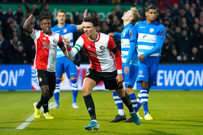 Berghuis en Marsman helpen Feyenoord aan moeizame zege op ...