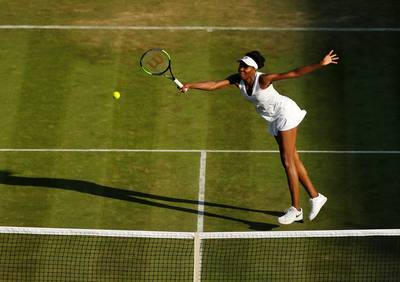 Venus Williams vecht zich langs Wang