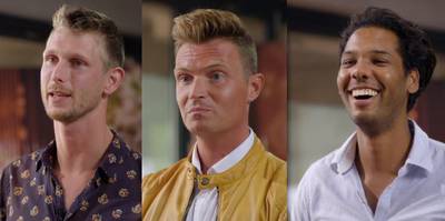 Gerben, Youri en Arnold willen allemaal met Gordon trouwen