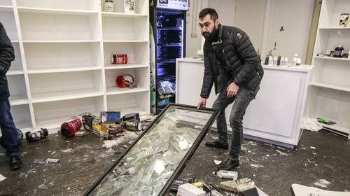 Onze reporter volgt het spoor van vernieling in Rotterdam