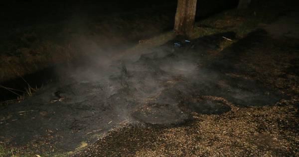 Opnieuw bandenbrand in omgeving Waardenburg
