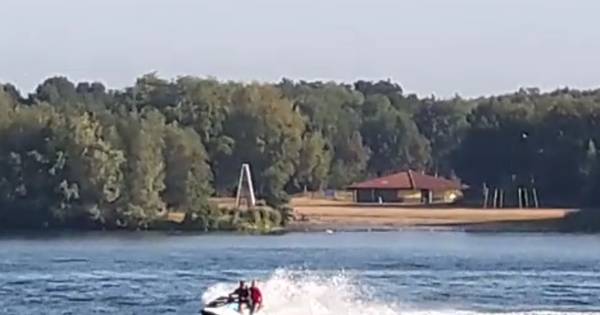 Entree trainers op jetski bij seizoensaftrap GA Eagles