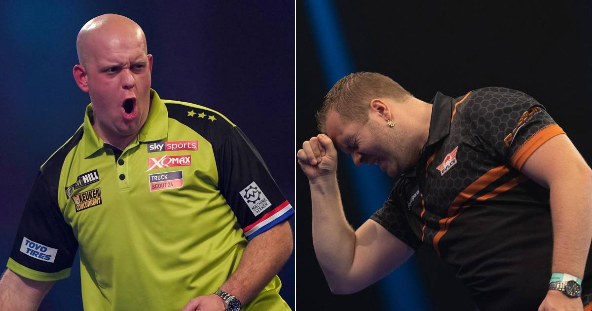 Van Gerwen overtuigend naar tweede ronde, Van Duijvenbode onderuit - De Gelderlander