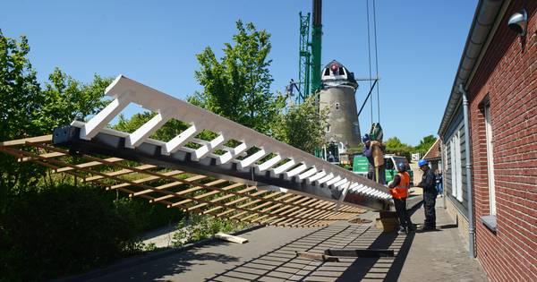 Molen van Brouwershaven heeft zijn wieken terug