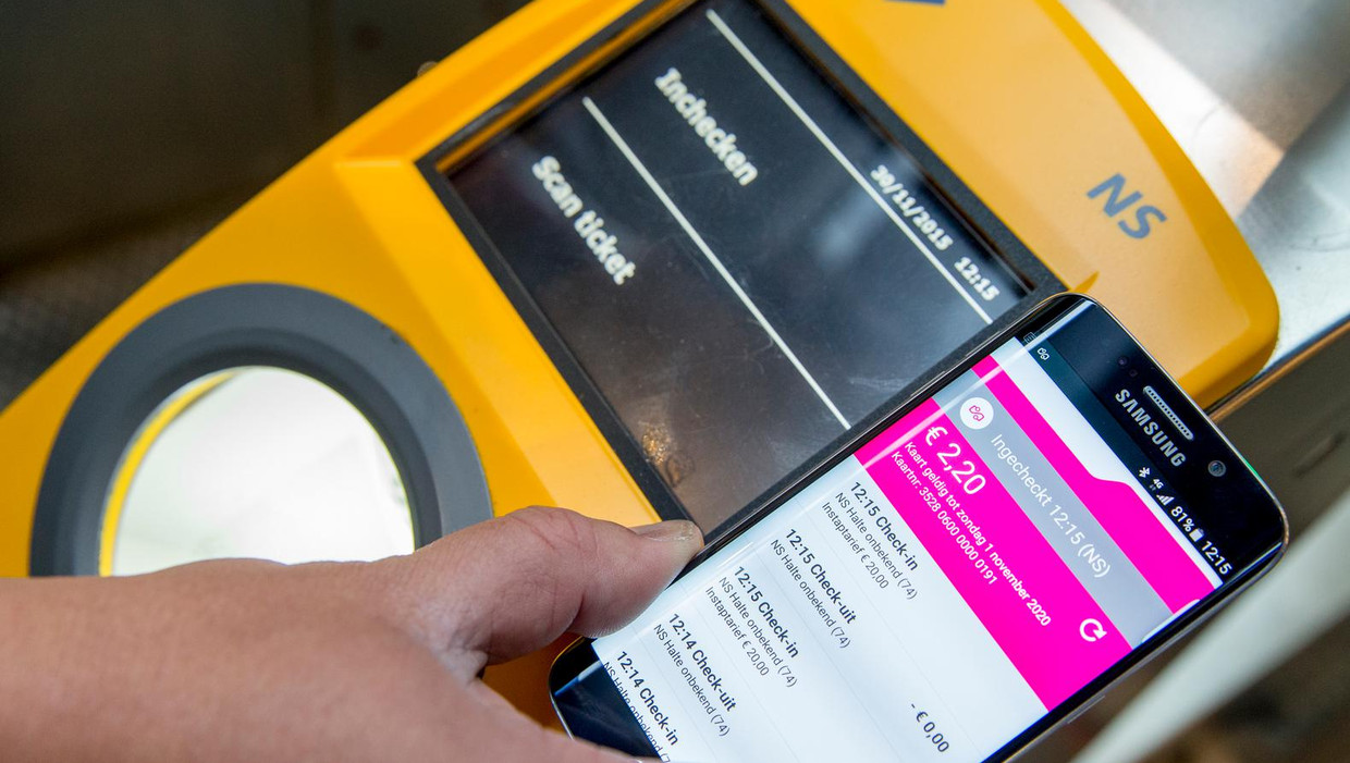 Proef met ovchipkaart op telefoon totaal