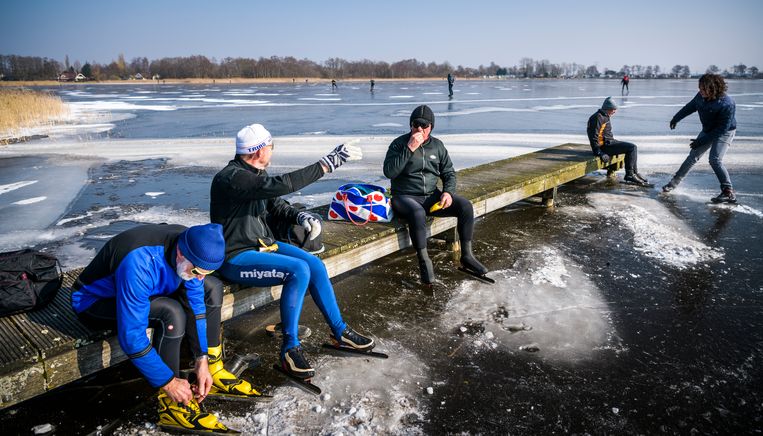 Dooi op komst, dus was het vandaag de laatste schaatsdag - Trouw