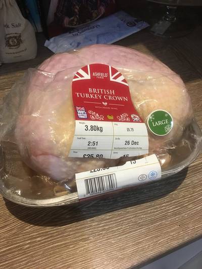 Britse supermarkt: sorry voor ranzige kerstkalkoen
