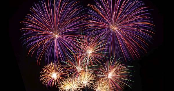 Groter vuurwerk aan de Scheenen in Reek