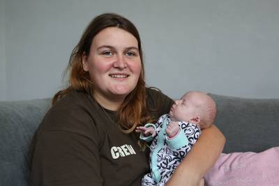 Lovely (22) ging naar ziekenhuis voor nierstenen, maar kwam thuis met baby