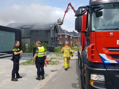 Zonnepanelen op Apeldoorns 
huis in vuur en vlam