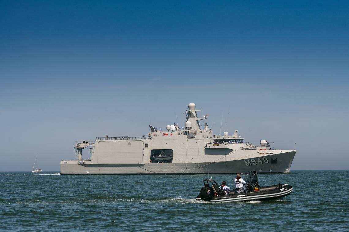 Belgische marine pakt uit met hoogtechnologische mijnenjager