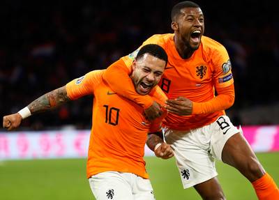 De mooiste foto's van Pim Ras bij Nederland - Duitsland