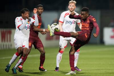 Telstar blijft zonder Amerikaanse topscorer steken op gelijkspel